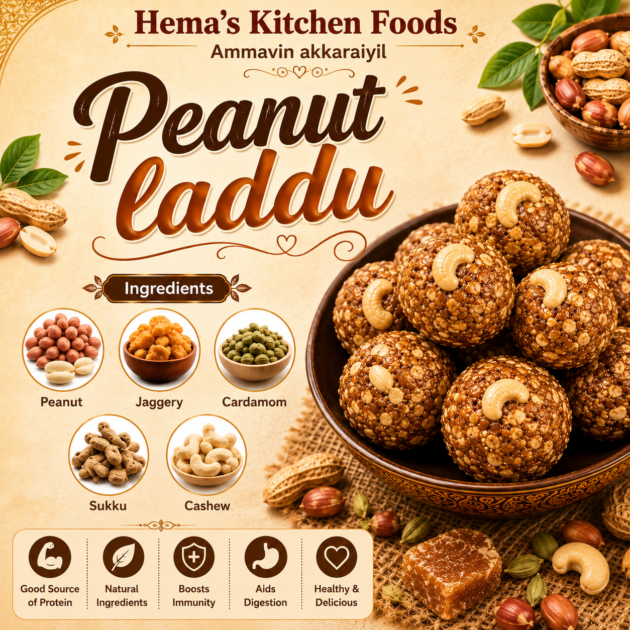 Peanut Laddu 250g