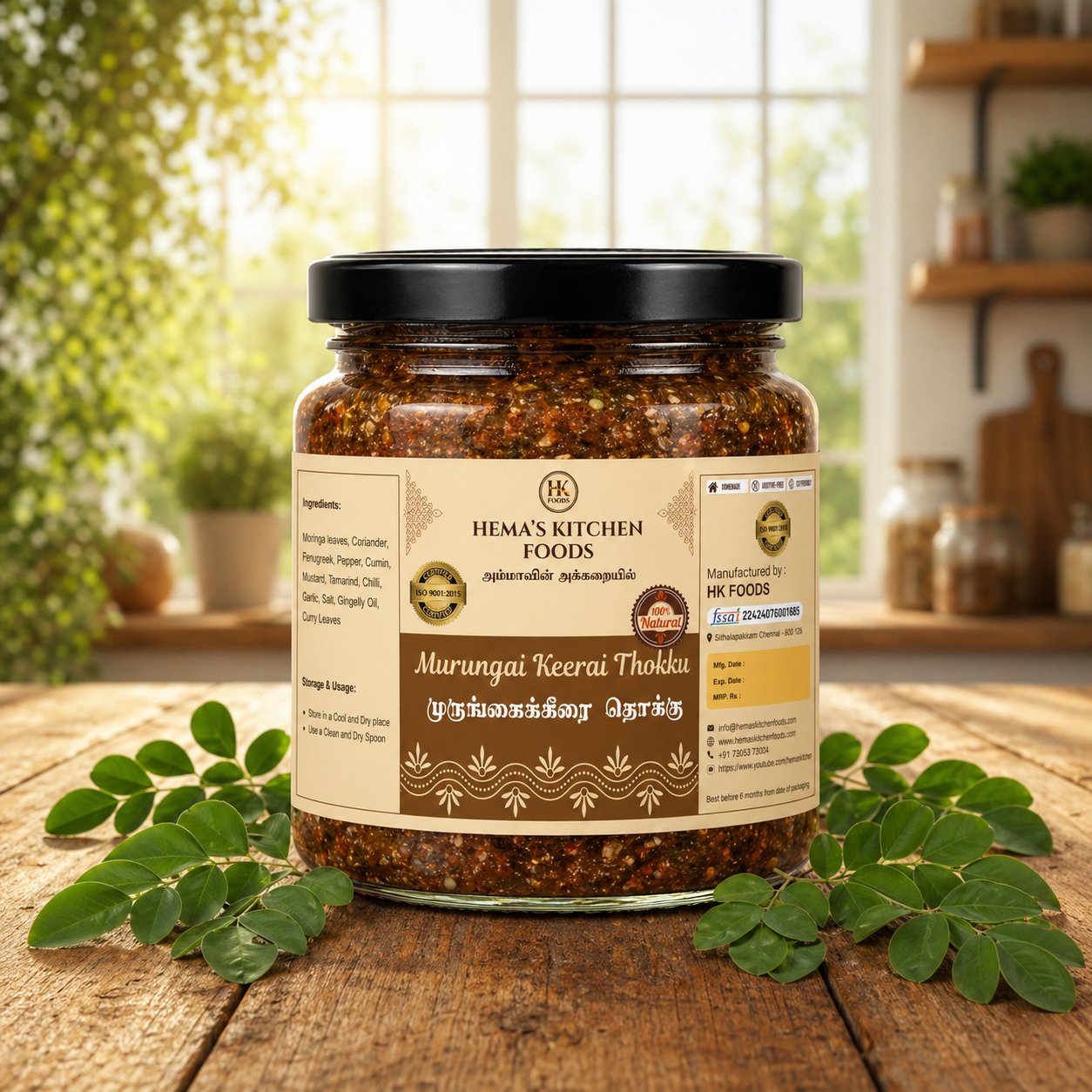Murungai Keerai Thokku 250g