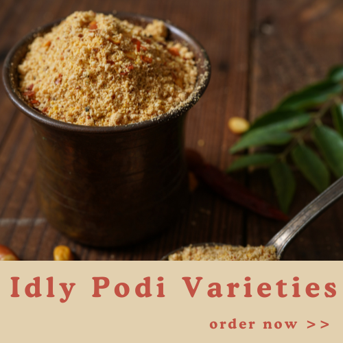 Idli Podi Varieties