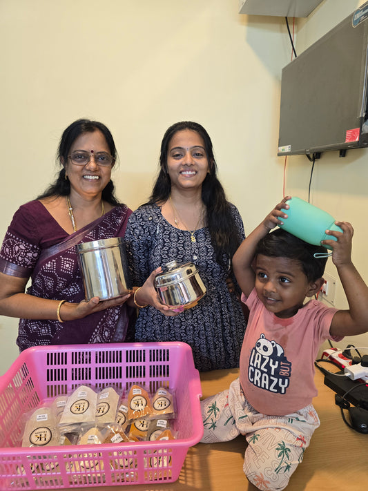 April Maligai Combo (Sambar , Kulambu , Rasam , Red Chill , Malli , Jeera , Pepper,Manjal , ABC Malt, Mudavattukal , Kollu Kanji, Pirandai Paruppu, Gobi 65, Idli Podi, Paruppu Podi, Thanjavur , Ulunthu Kanj, Traditional, Millet , Ragi Malt)