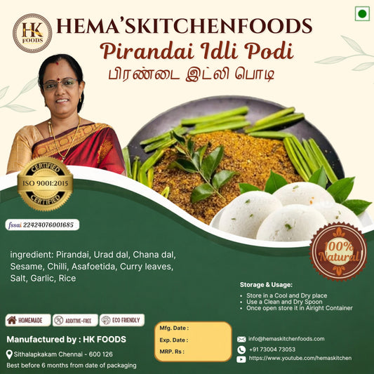 Pirandai Idli Podi 150g
