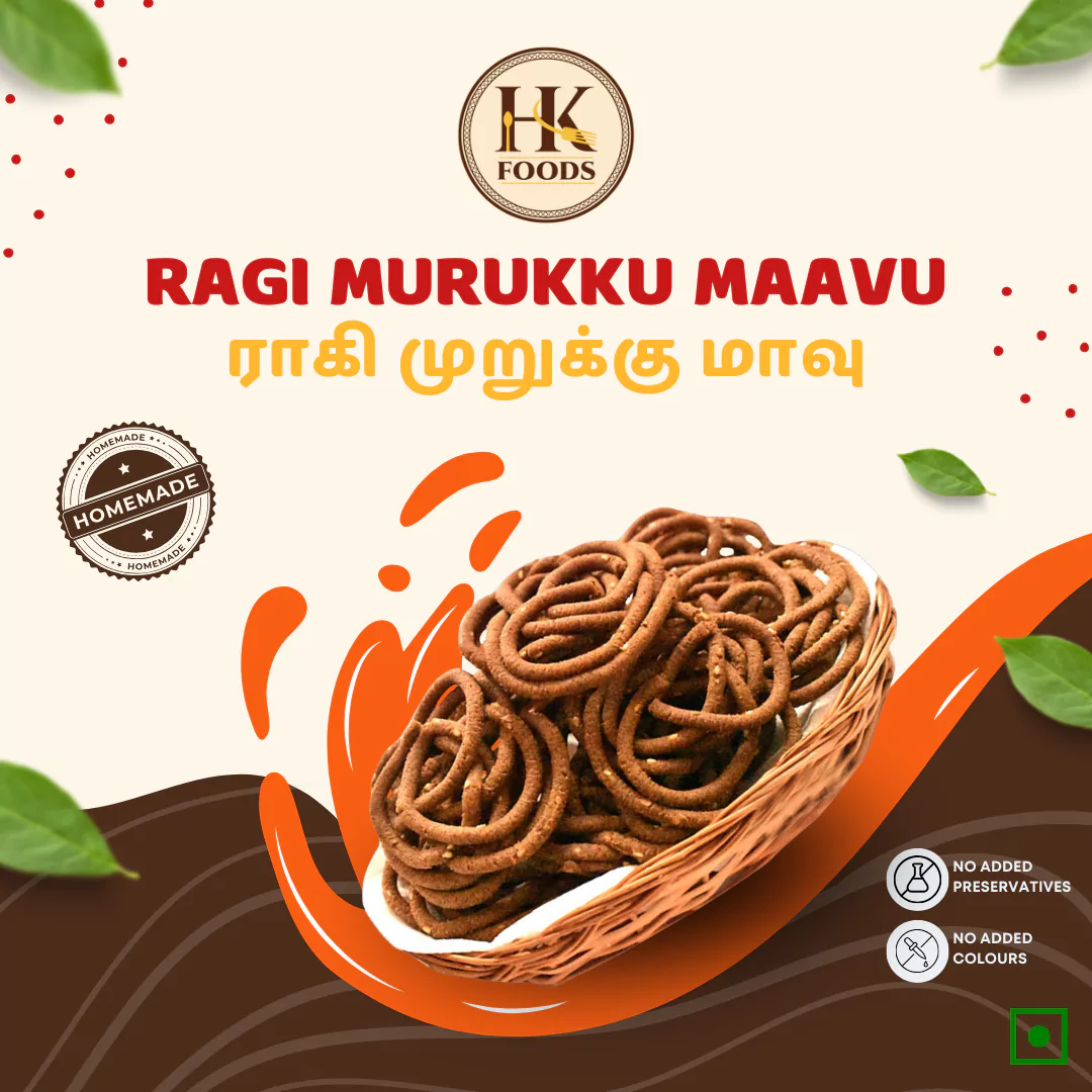 Ragi Murukku Maavu / ராகி முறுக்கு மாவு